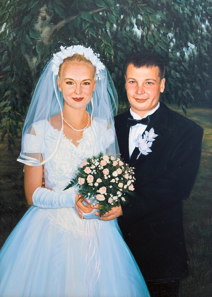 Свадебный портрет — заказать картину в Твери